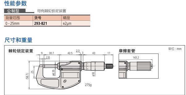 數顯千分尺